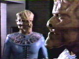 Unknown aliens who kidnapped Picard - Jerry Rector and Jeff Rector 