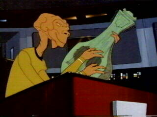 Lt. Arex - unspecified alien with 3 arms and 3 legs - voice of James Doohan