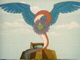 Kukulkan - unspecified species was once a god to the ancien Mayan and Aztec on Terra - voice of James Doohan