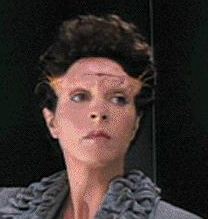 Dr. Serova - claimed that ships using warp speed were destroying her area of space - Margaret Reed