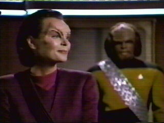 Mirasta Yale - Malcorian scientist who first invented the warp drive - Carolyn Seymour