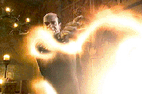 Photonic being attacks the Doctor - Robert Picardo