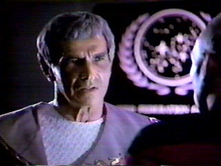Ambassador Sarek - confronted with the fact that he has Bendi syndrome - Mark Lenard